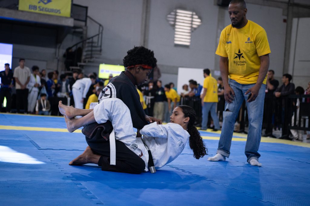 Atleta Maria no BJJ Stars Experience